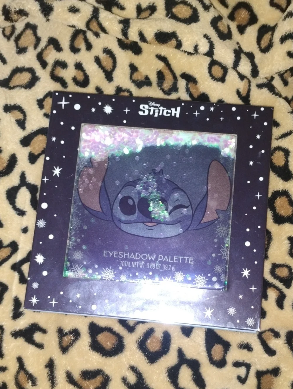 Disney Stitch Purple and Iridescent Eyeshadow Palette